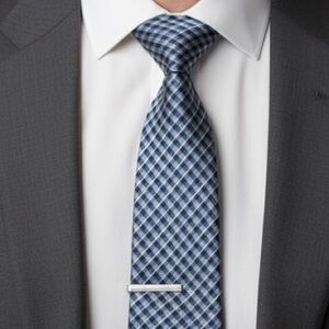 Croft & Barrow Blue Checkered Tie